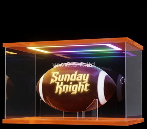 Vitrine lumineuse de football en acrylique personnalisée