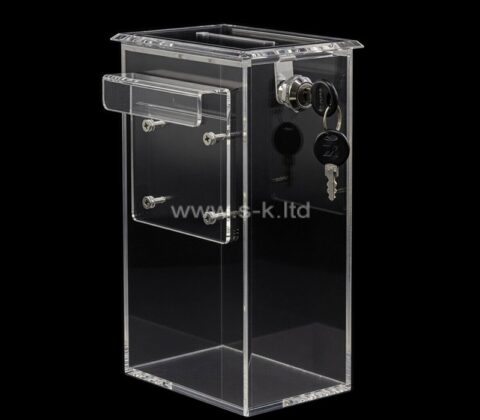 Individuelle Wahlvorschlagsbox aus Plexiglas mit J-Haken