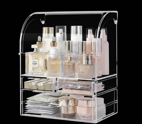Custom acrylic skincare makeup drawers organizer box