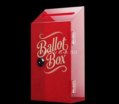 Individuelle Plexiglas-Vorschlagsbox für wohltätige Zwecke