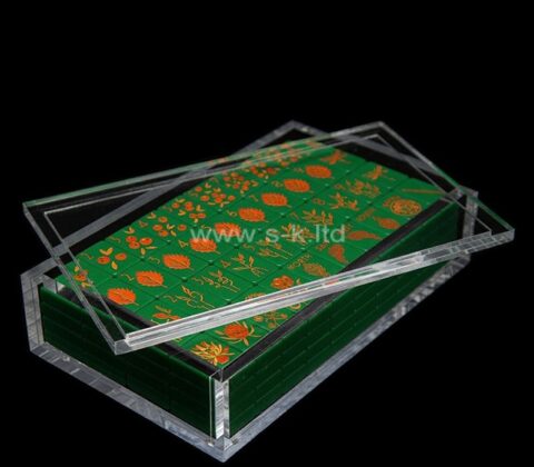 Estuche acrílico personalizado para mahjong