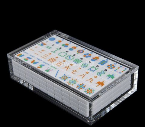 Estuche acrílico personalizado para mahjong