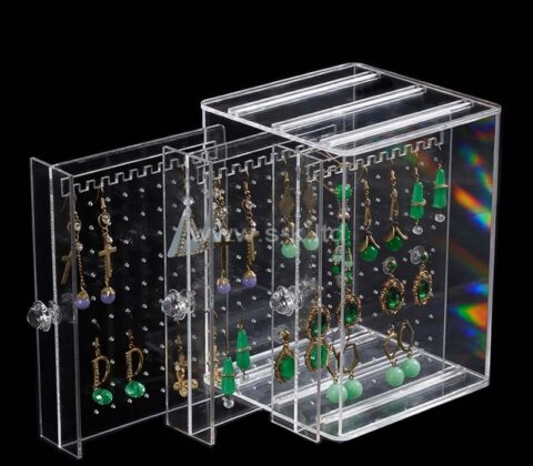 Custom acrylic jewelry organizer box