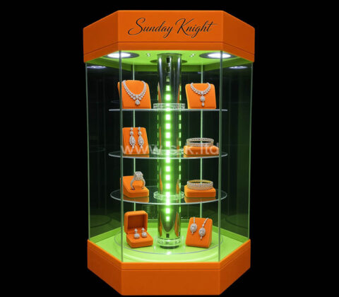 Vitrine lumineuse sur mesure en acrylique pour bijoux