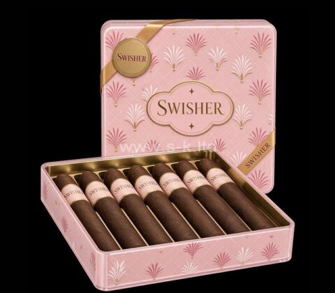 Custom acrylic Swisher cigar gift box