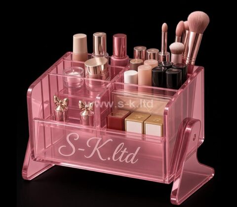 Custom desk beauty organizer